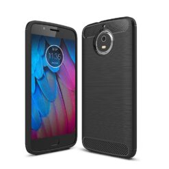 ebnb.gr - Θήκη TPU Carbon Brushed για Motorola Moto G5s Plus - Μαύρο - TechMarket