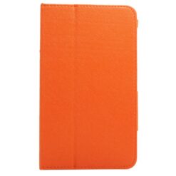 ebnb.gr - Θήκη Δερματίνης Tablet με βάση στήριξης για Samsung Galaxy Tab 4 T230 / T231 / T235 7.0 ιντσών - Πορτοκαλί - TechMarket