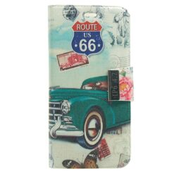 ebnb.gr - Θήκη Δερματίνης flip Route 66 με υποδοχή καρτών και δυνατότητα STAND για iPhone 6 / 6S (4.7") - TechMarket