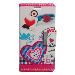 ebnb.gr - Θήκη Δερματίνης flip Sweet Love με υποδοχή καρτών και δυνατότητα STAND για Sony Xperia Z3 Mini / Compact - TechMarket