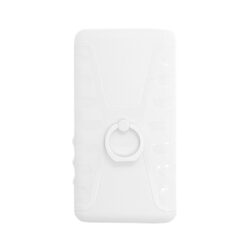 ebnb.gr - Σκληρή θήκη με εσωτερική βάση σιλικόνης για όλα τα κινητά από 5.5 - 6 ίντσες - Λευκό - TechMarket