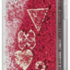 e-shop.gr - GUESS IPHONE 12 MINI 5,4 GUHCP12SGLHFLRA RASPBERRY HARD BACK COVER CASE GLITTER CHARMS - TechMarket