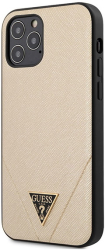 e-shop.gr - GUESS IPHONE 12 MINI 5,4 GUHCP12SVSATMLLG GOLD HARD BACK COVER CASE SAFFIANO - TechMarket