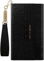 e-shop.gr - IDEAL OF SWEDEN CLUTCH FOR IPHONE 12 MINI JET BLACK CROCO - TechMarket