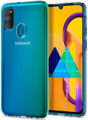 e-shop.gr - SPIGEN LIQUID CRYSTAL BACK COVER CASE FOR SAMSUNG GALAXY M21 TRANSPARENT - TechMarket