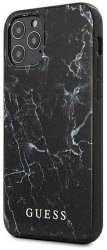 e-shop.gr - GUESS IPHONE 12 MINI 5,4 GUHCP12SPCUMABK BLACK HARD BACK COVER CASE MARBLE - TechMarket