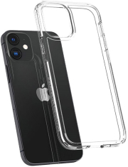e-shop.gr - SPIGEN ULTRA HYBRID BACK COVER CASE FOR IPHONE 12 MINI TRANSPARENT - TechMarket