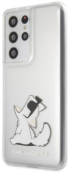 e-shop.gr - KARL LAGERFELD COVER CHOUPETTE FUN FOR SAMSUNG GALAXY S21 ULTRA 5G G998 TRANSPARENT KLHCS21LCFNRC - TechMarket