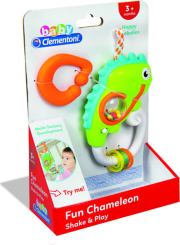 e-shop.gr - AS BABY CLEMENTONI INTERACTIVE RATTLE FUN CHAMELEON SHAKE PLAY (1000-17332) - TechMarket