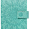 e-shop.gr - FORCELL MEZZO BOOK CASE FOR IPHONE 13 MANDALA GREEN - TechMarket