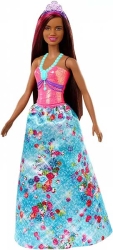 e-shop.gr - BARBIE: DREAMTOPIA - DARK SKIN BRUNETTE PRINCESS DOLL (GJK15) - TechMarket