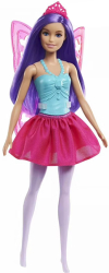 e-shop.gr - BARBIE FAIRY BALLET DANCER - PURPLE HAIR DOLL (GXD59) - TechMarket