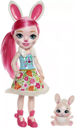 e-shop.gr - ENCHANTIMALS HUGGABLE CUTIES BIG DOLL - BREE BUNNY TWIST (30CM) (FRH52) - TechMarket