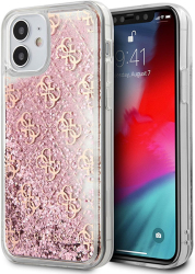 e-shop.gr - GUESS COVER 4G LIQUID GLITTER FOR APPLE IPHONE 12 MINI PINK GUHCP12SLG4GSPG - TechMarket