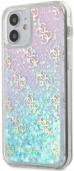 e-shop.gr - GUESS COVER 4G LIQUID GLITTER IRIDESCENT FOR APPLE IPHONE 12 MINI GUHCP12SLG4GGBLPI - TechMarket
