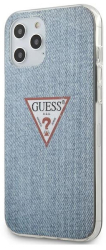 e-shop.gr - GUESS IPHONE 12 MINI 5,4 GUHCP12SPCUJULLB LIGHT BLUE HARD BACK COVER CASE TRIANGLE COLLECTION - TechMarket