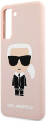 e-shop.gr - KARL LAGERFELD SILICONE CASE ICONIK FULL BODY FOR SAMSUNG GALAXY S21+ 5G G996 PINK - TechMarket