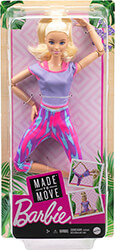 e-shop.gr - BARBIE: MADE TO MOVE - PURPLE DYE PANTS BLONDE DOLL (GXF04) - TechMarket