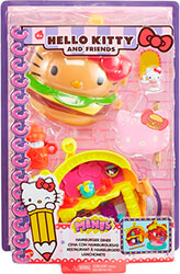 e-shop.gr - HELLO KITTY AND FRIENDS MINIS: HAMBURGER DINNER COMPACT PLAYSET (GVB28) - TechMarket