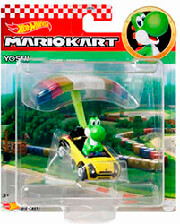 e-shop.gr - HOT WHEELS MARIO KART: YOSHI SPORTS COUPE + PARAFOIL (GVD32) - TechMarket