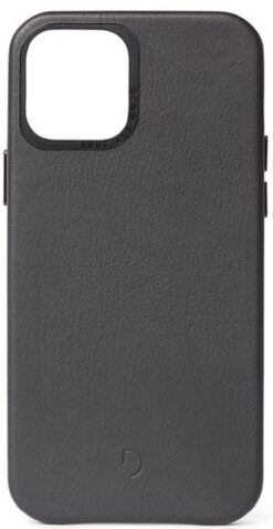 Mozik - Decoded Leather Back Cover θήκη για iPhone 12 Mini. Black - TechMarket