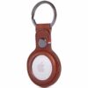 Mozik - Decoded Leather Keychain for Airtag. Brown - TechMarket