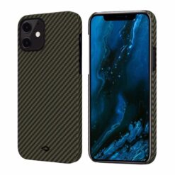 Mozik - Pitaka MagCase Aramid Kevlar για το iPhone 12. Black/Yellow(Twill) - TechMarket