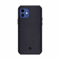 Mozik - Pitaka MagEZ Case Pro Kevlar for iPhone 12. Black/Grey (Twill) - TechMarket