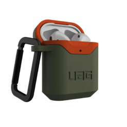 Mozik - UAG Standard Issue Hard Case_001 for AirPods. Olive/Orange - TechMarket