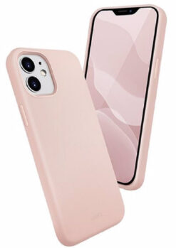 Mozik - Uniq Lino Hue θήκη για iPhone 12 Mini. Blush Pink - TechMarket