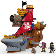 e-shop.gr - FISHER PRICE IMAGINEXT: SHARK BITE PIRATE SHIP (DHH61) - TechMarket