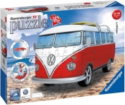 e-shop.gr - RAVENSBURGER 3D PUZZLE VW BUS T1 SURFER EDITION 162PCS (12516) - TechMarket
