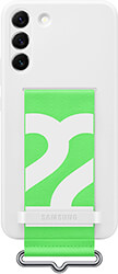 e-shop.gr - SAMSUNG SILICONE COVER WITH STRAP S9060 SAMSUNG GALAXY S22+ WHITE EF-GS906TW - TechMarket