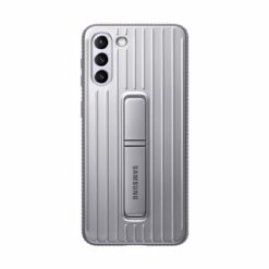 Mozik - Samsung Protective Standing Cover for Samsung Galaxy S21 Plus. Light Grey - TechMarket