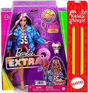 e-shop.gr - ΛΑΜΠΑΔΑ MATTEL BARBIE EXTRA - BASKETBALL DOLL JERSEY DRESS & ACCESSORIES, WITH PET CORGI (HDJ46) - TechMarket
