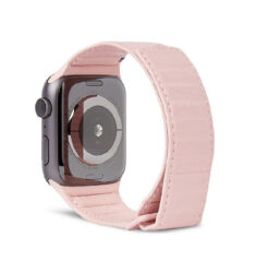 Mozik - Decoded Traction Strap for Apple Watch (38/40mm). Silver Pink - TechMarket