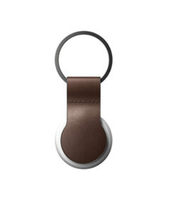 Mozik - Nomad Leather Loop for Airtag. Brown - TechMarket
