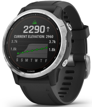 e-shop.gr - SPORTWATCH GARMIN FENIX 6S SOLAR SILVER/BLACK - TechMarket