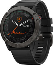e-shop.gr - SPORTWATCH GARMIN FENIX 6X SOLAR TITANIUM DLC BLACK/GREY - TechMarket