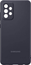 e-shop.gr - SAMSUNG SILICONE COVER GALAXY A72 EF-PA725TB BLACK - TechMarket