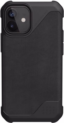 Mozik - UAG Metropolis LT Leather θήκη για iPhone 12 Mini. Black - TechMarket