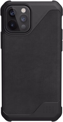 Mozik - UAG Metropolis LT Leather θήκη για iPhone 12 Pro/ 12. Black - TechMarket