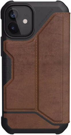 Mozik - UAG Metropolis Leather θήκη για iPhone 12 Mini. Brown - TechMarket