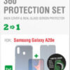 e-shop.gr - 4SMARTS 360° PROTECTION SET LIMITED COVER FOR SAMSUNG GALAXY A20E CLEAR - TechMarket