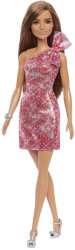 e-shop.gr - BARBIE: GLITZ OUTFITS - BROWN HAIR DOLL WITH RED DRESS (GRB33) - TechMarket
