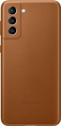 e-shop.gr - SAMSUNG LEATHER COVER GALAXY S21+ PLUS EF-VG996LA BROWN - TechMarket