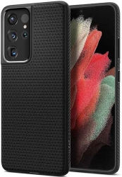 e-shop.gr - SPIGEN LIQUID AIR SAMSUNG GALAXY S21 ULTRA G998 MATTE BLACK - TechMarket