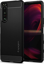 e-shop.gr - SPIGEN RUGGED ARMOR BLACK FOR SONY XPERIA 5 III - TechMarket