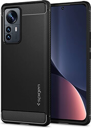 e-shop.gr - SPIGEN RUGGED ARMOR BLACK FOR XIAOMI 12 PRO - TechMarket