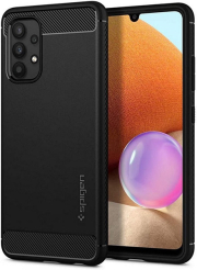 e-shop.gr - SPIGEN RUGGED ARMOR FOR SAMSUNG A32 LTE / 4G MATTE BLACK - TechMarket